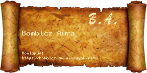 Bombicz Aura névjegykártya